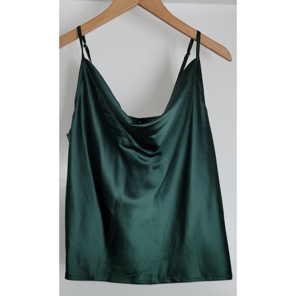 Simplee Women's Green Polyester Top‎ Size S New With Tags